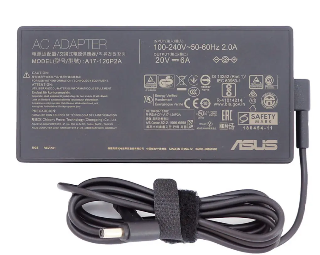 Cargador Asus A17-120P2A 20V 6A 120W